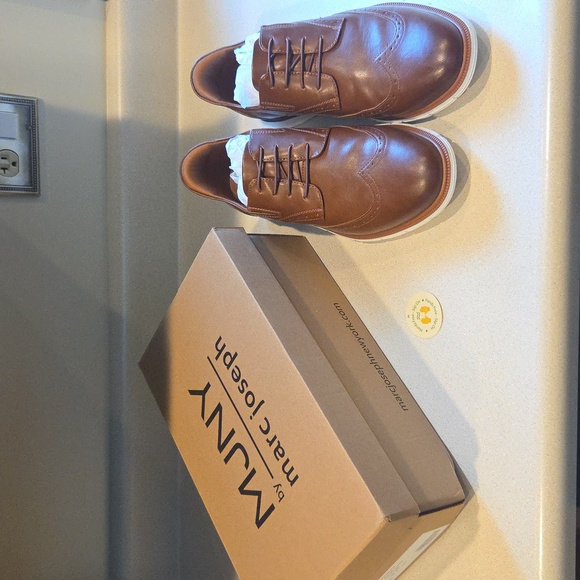 Marc Joseph New York Men's Hill Street Oxford Cognac Size 13 - Picture 1 of 9